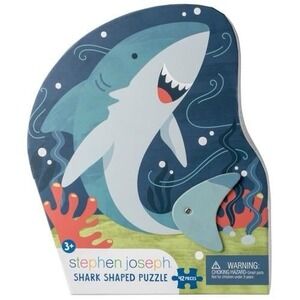 Stephen Joseph Shark Shaped Jigsaw 42 Piece Puzzle New In Sealed‎ Box